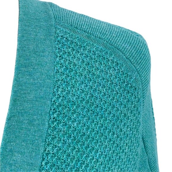 Anthropologie Angel of the North Turquoise Chrysalis Cardigan Sweater Size XS - Picture 4 of 5